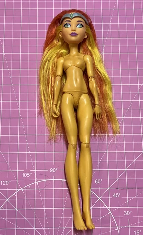 DC Super Hero Girls 12" Doll - Starfire - Nude, Articulated Jointed 4 Ooak Cover