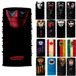Face Sun Scarf Neck Gaiter Balaclava Fishing Sporting Scarfs Headwear UV Cycling - Picture 1 of 49