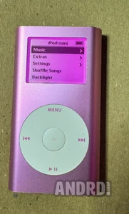 Heavily Modded Grade A+ Pink 256GB iPod Mini 2nd Gen - Pink Backlight, Taptic, - Picture 1 of 14