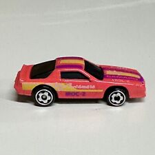 1983 Hot Wheels Chevy Camaro Iroc Z Diecast 1 7/8" Scale Model Micro Minis Pink