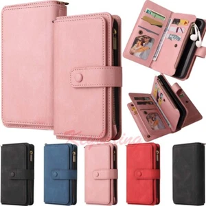 For OnePlus Nord N10 N100 N200 9 Pro Wallet Card Holder Flip Leather Case Cover - Picture 1 of 56