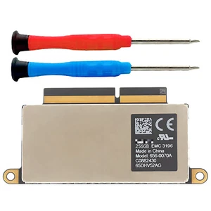Genuine 256G SSD FOR Apple MacBook Pro 13" A1708 2016- 2017 Y 656-0071A EMC3164 - Picture 1 of 18