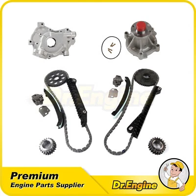 Timing Chain Kit Oil Water Pump Fit 97-02 Ford F-150 F-250 E-250 E-350 5.4L — 第 1/4 张图片