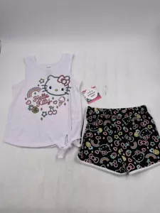 CITITRENDS HELLO KITTY K3092481CT 2 PCS SET SHIRT & SHORTS 6 - Picture 1 of 2
