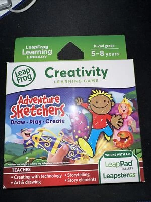 LeapFrog Adventure Sketchers CREATIVITY Learning Game LeapPad LeapsterGS **NEW** - Image 1 of 2