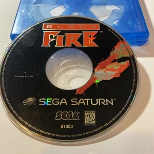 Sega Saturn Black Fire - 1996-TESTED - Disc Only - Picture 1 of 2