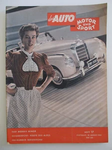 Das Auto Motor und Sport Heft Nr. 17 August 1953 Test Morris Minor - Picture 1 of 7