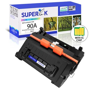 1PK Black CE390A 90A Toner Cartridge for HP LaserJet Enterprise 600 M603dn M603n - Afbeelding 1 van 24