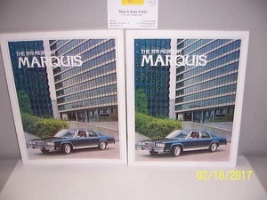 ORIGINAL 1979 MERCURY GRAND MARQUIS SALES BROCHURES QTY. 2 - Picture 1 of 2