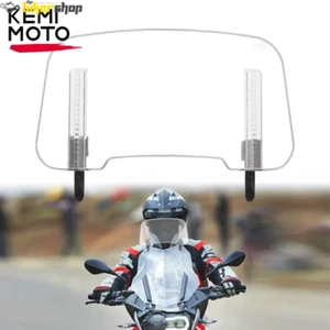 Adjustable Windshield Deflector BMW R1250GS R1200GS Heighten Extension Accessory - Imagen 1 de 16
