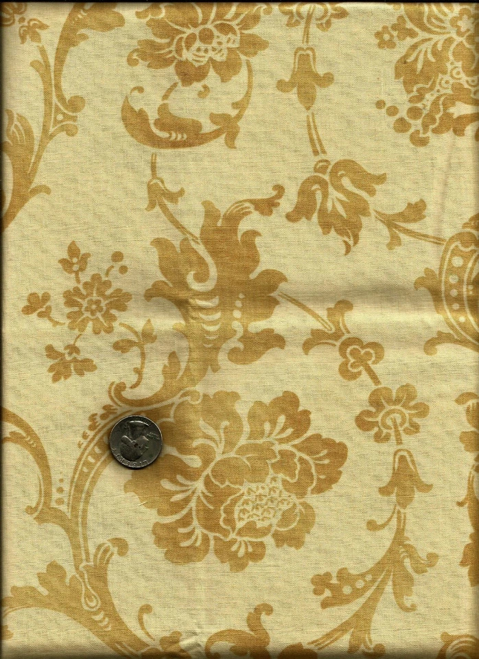 Tela estampada "1211 Olde World Style" bronceada sobre bronceada de Monique Dillard para Maywood Foto 1 de 1