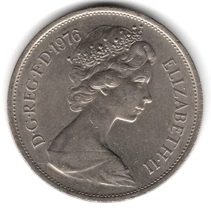 1976 D.G.REG.F.D. Elizabeth II 10 New Pence coin - Picture 1 of 2