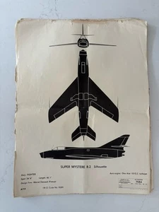17 Aircraft recognition posters 1959 L-188 Blackburn Buccaneer C-133 Tu-114 - Foto 1 di 13