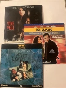 Laserdisc Trio:Lady In Cement, Grosse Pointe Blank And A Time To Kill!!! - Picture 1 of 7