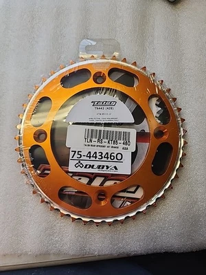 PIÑÓN TRASERO TALON TR443 (428) 46t NARANJA KTM 85, 75-443460 Foto 1 de 4