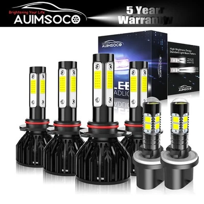 Faros LED súper brillantes para Chevrolet Corvette Hatchback 1997-2004 2 puertas 6x Foto 1 de 4