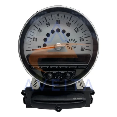MINI Cabriolet R57 10-15 Speedo Clocks Stereo Radio Head Unit  65123456601-01 - Image 1 of 4