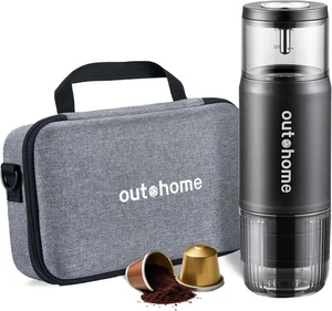 Portable Electric Espresso Machine, Travel Coffee Maker for Camping Car Coffee - Picture 1 of 9