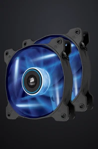 Air Series™ AF120 LED Blue Quiet Edition High Airflow 120mm Lüfter - Doppelpack - Bild 1 von 4