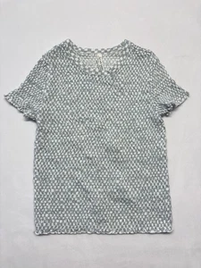 T-shirt bambino American Eagle smocked nuova con etichetta XS NUOVA a quadri 100% cotone AE - Foto 1 di 9