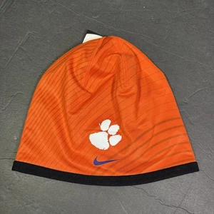 Nike Clemson Tigers Reversible Training Knit Beanie 813885-820 Orange One Size - Bild 1 von 5
