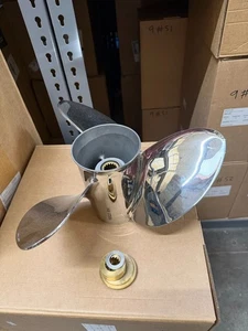 16 x 23 Stainless Steel Boat Propeller For Suzuki 150-300HP 15Tooth RH - Picture 1 of 4