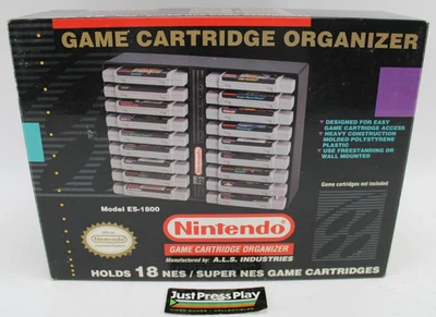Super Nintendo SNES 18 Game Storage Rack Organizer ALS ES-1800 NIB MIB - Image 1 of 4