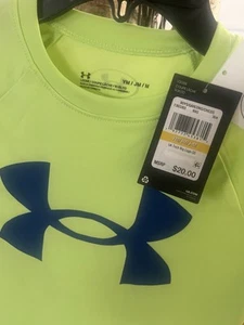 NWT Under Armour Boys' Tech Big Logo Short-Sleeve T-Shirt Youth Medium - Picture 1 of 6