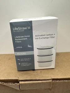 3-Pack LifeStraw Home Replacement Filters Activated Carbon + Ion Exchange Filter - Picture 1 of 6