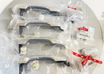 4X Genuine Outside Door Handle FR RR LH RH for 2011-2015 Kia Sorento 82651-2P010 - Image 1 of 4
