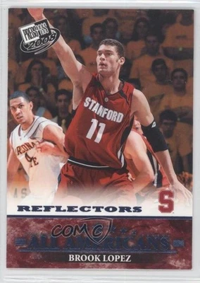 Press Pass All Americans 2008 reflectores azules Brook Lopez #54 novato RC 0x9 Foto 1 de 3