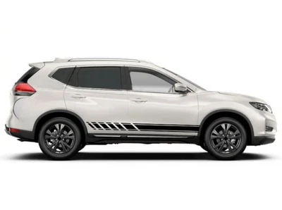 2 PCS For Nissan X-Trail Graphics Car Door Sticker Decal Side Skirt Stripes - Image 1 of 4