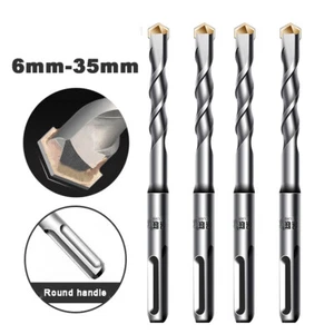 SDS Plus Masonry Drill Bit + Carbide Tip For Brick Concrete Stone Round Shank - Picture 1 of 37
