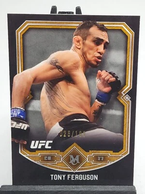 2017 TOPPS MUSEUM TONY FERGUSON #34 UFC /199 PARALLEL - Image 1 of 2