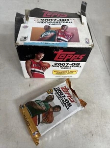 (11) Packs 2007-08 Topps Basketball Sealed Jumbo HTA Hobby cards Kevin Durant RC - Picture 1 of 2