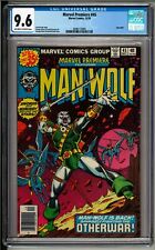 Marvel Premiere #45 (1978) CGC 9.6 OW/W Pages! Perez cover! Man-Wolf! Movie?!