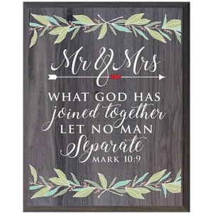 Wall Hanging Home Decor Decorative Plaque Inspirational 12x15  - Picture 1 of 24