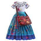 Girls Party Fancy Dress Princess Encanto Mirabel Isabela Dolores Cosplay Costume