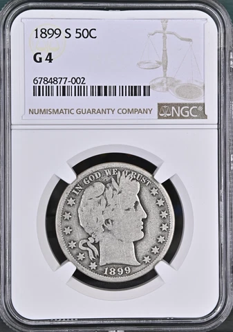 1899 S 50c NGC G4 Cover
