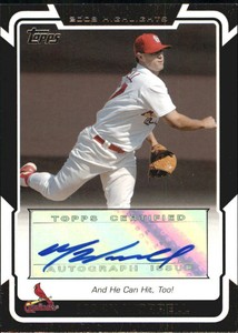 2008 Topps Highlights Autographs #MW Mark Worrell H UPD Auto - NM-MT