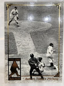 6-CARDS BABE RUTH, TONY GWYNN, RYNE SANDBERG,ED COLLINS,DENNIS McLAIN,ROB FELLER - Picture 1 of 12