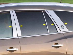 Stainless Steel Pillar Trim 10Pc For 2013-2017 Buick Enclave - Picture 1 of 3