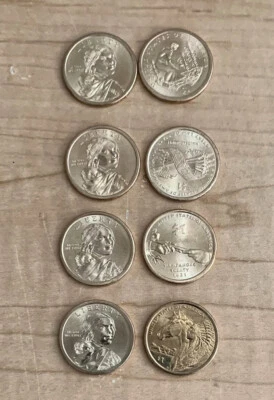 2009-2012 Denver & Philadelphia Native American Golden $1 Set Uncirculated - 60 - Image 1 of 4