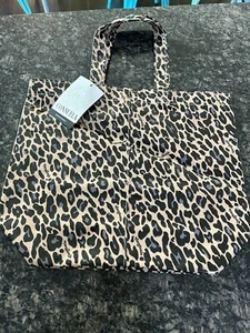 NEW Consuela Bag Tote Mini Grab n Go Leopard Blue Jag. Beach Bag, Go Bag - Picture 1 of 4