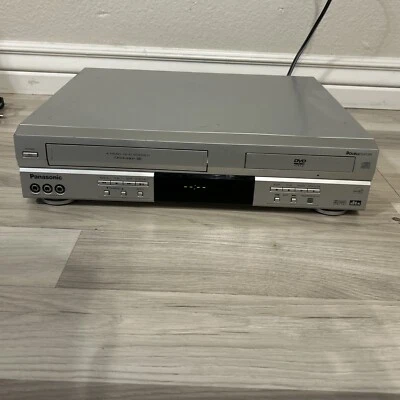 Panasonic PV-D4734S 4-Head Hi-Fi DVD VCR Recorder Player Combo Tested no Remote - Image 1 of 4
