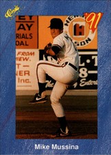 1991 Classic I Baltimore Orioles Baseball Card #T17 Mike Mussina