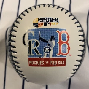 Boston Red Sox World Series 2007 Colorado Rockies Souvenir Baseball Ball - Picture 1 of 6