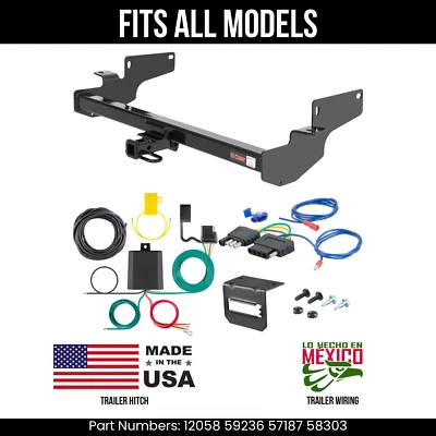 Enganche de remolque para Cadillac DTS 06-11 + arnés de cableado de 5 vías se adapta a todos los modelos Curt Foto 1 de 4