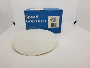 Norton Sand Paper Speed Grip Discs 150mm 400 Grit 100 discs No Hole - Picture 1 of 3