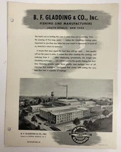 1948 Gladding Fishing Line Catalog Old Fishing Line - Picture 1 of 4